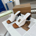 Thick heel sandals slippers 1824041117