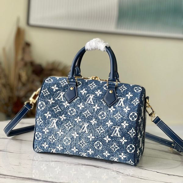 Handmade Leather Speedy Bandouliere CWT01041207