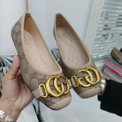 25 Ladies G New Fashion Casual Metal Letter Flats 0425043005