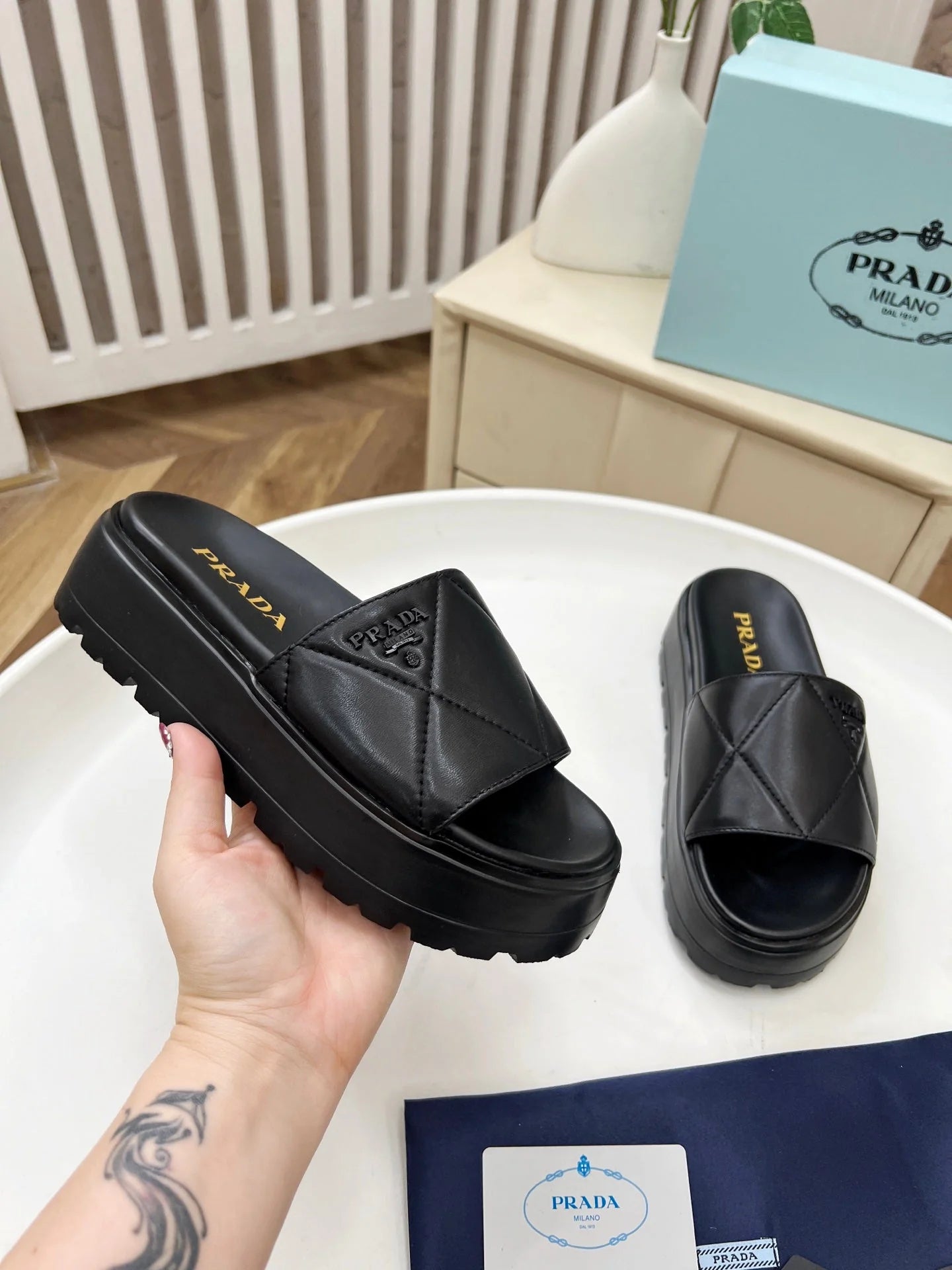 PRD new beach thick-soled slippers 0725061615