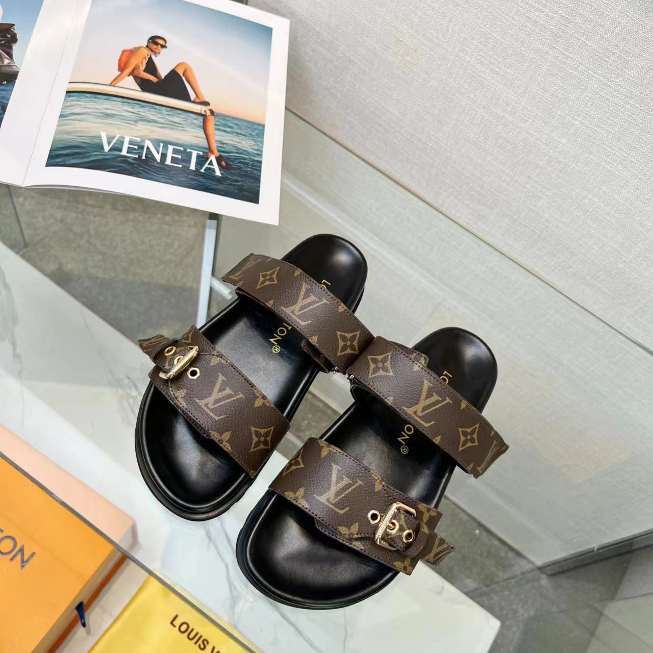 print slippers 03082