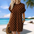 Premium Short Sleeve Pocket Dress 3D1025030421
