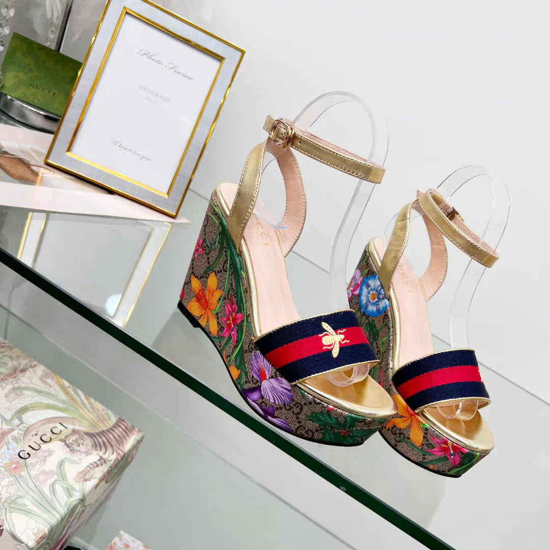 flower and bird Cordyceps series all-match sandals-01