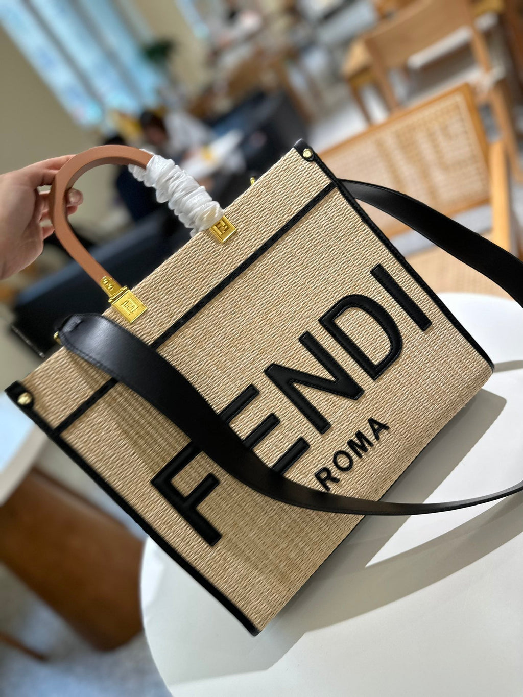 Straw tote bag XC0123071817
