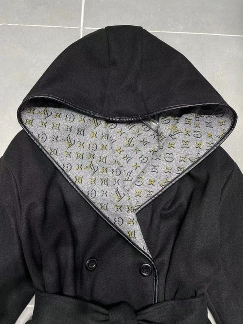 Autumn Classic Double-breasted Wrap-up Coat 0123112201