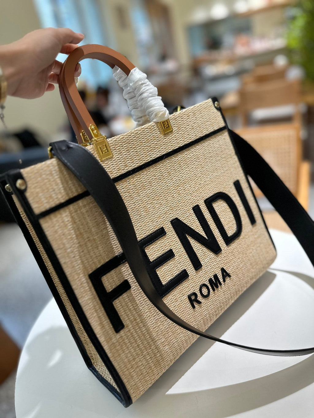 Straw tote bag XC0123071817