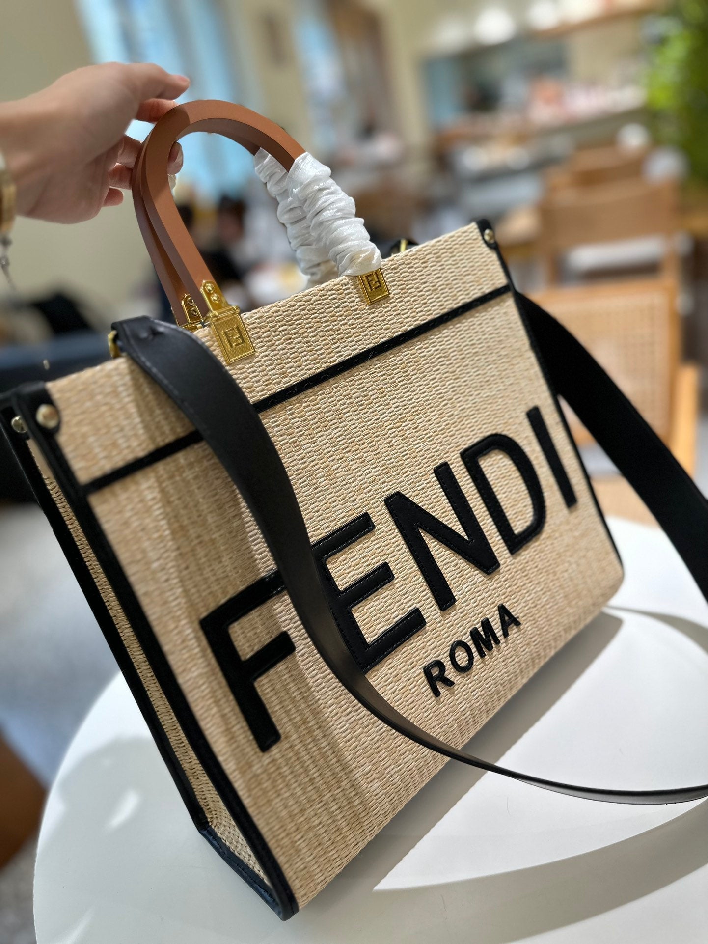 Straw tote bag XC0123071817
