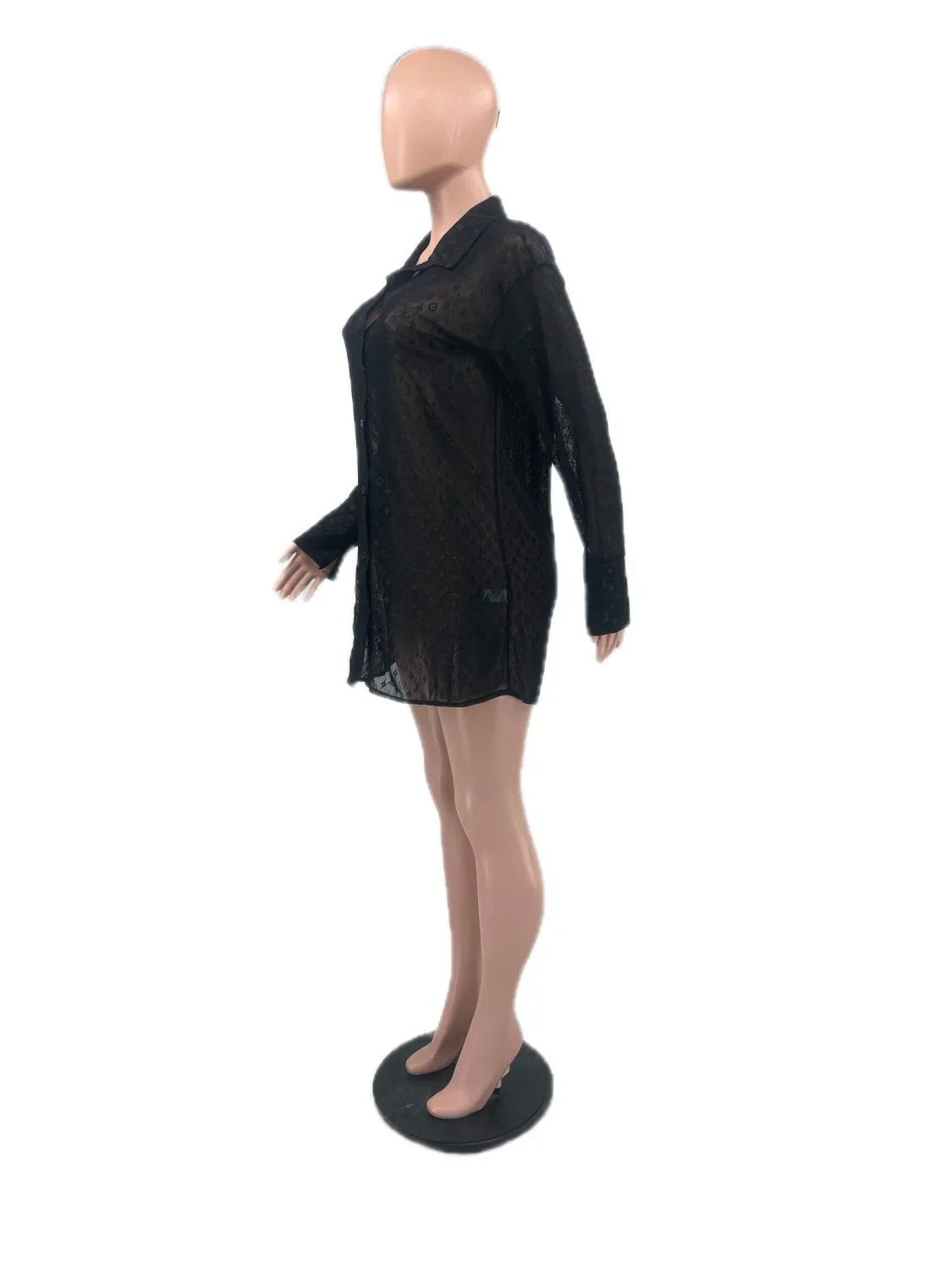 New Sexy Mesh Shirt Top 1024071933