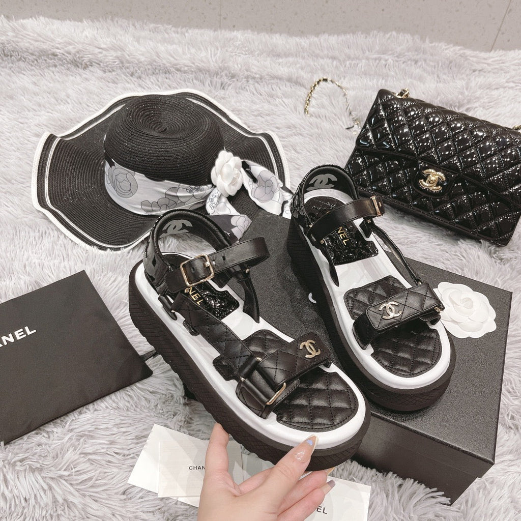 Color Collection platform sandals XC0823072615