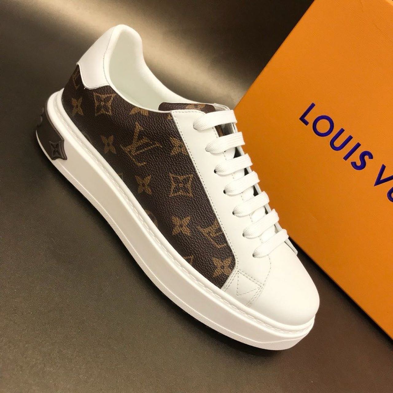 VL Time Out Sneaker White/Brown For Women 0425022430