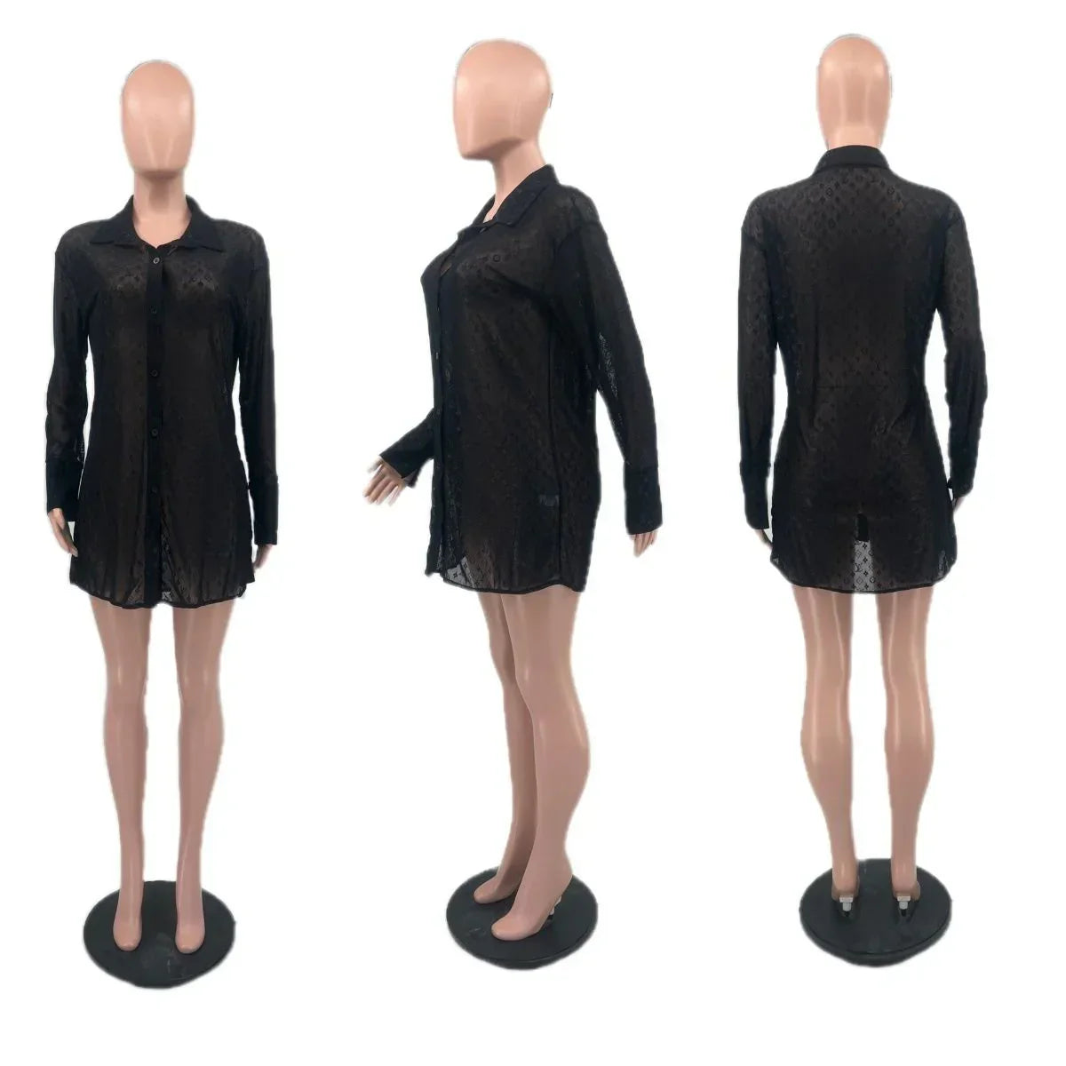 New Sexy Mesh Shirt Top 1024071933