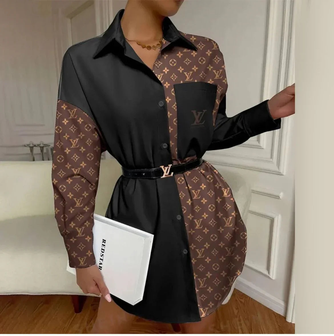 Luxury Casual Fashion Women Shirt 1024061905