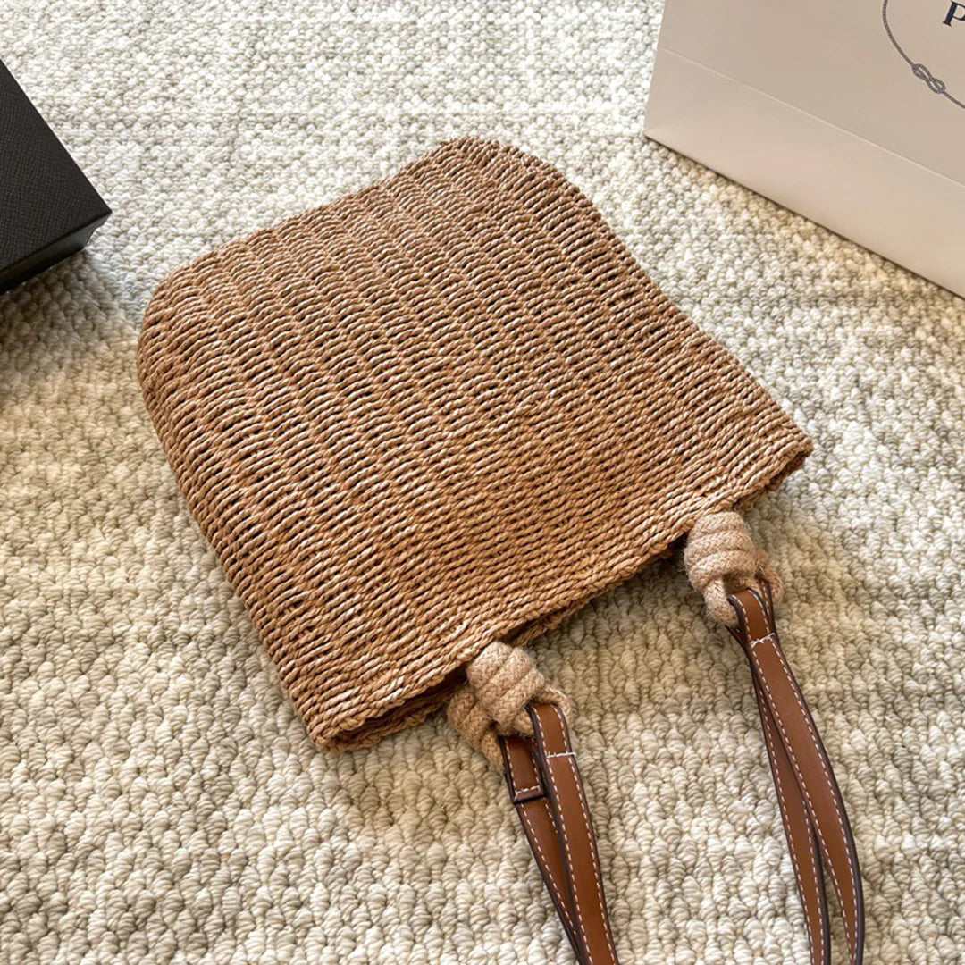 New fashion and versatile straw bucket bag 1024040231