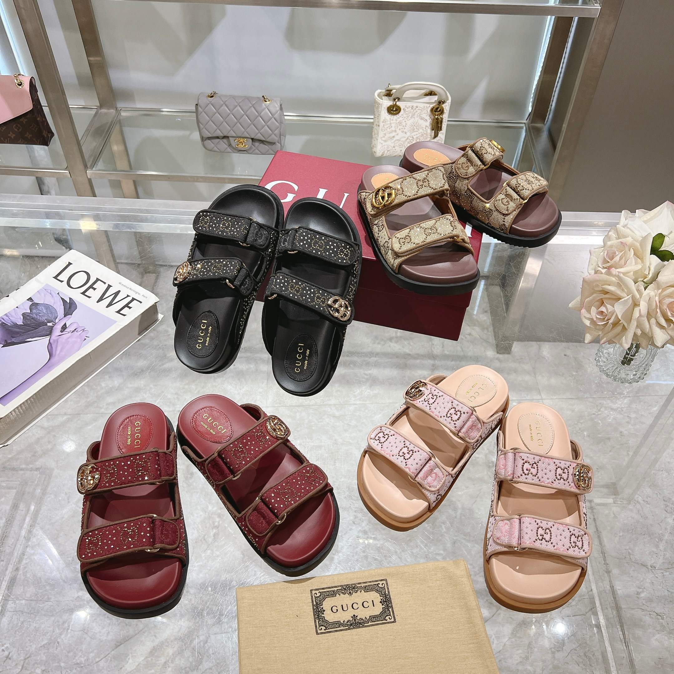 25 Ladies New Star Diamond Fashion Sandals PD0425031411
