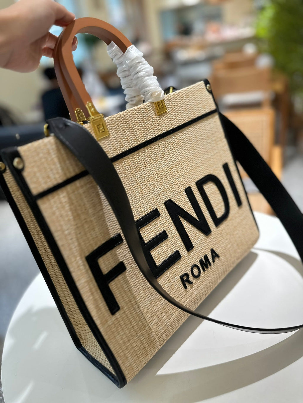 Straw tote bag XC0123071817