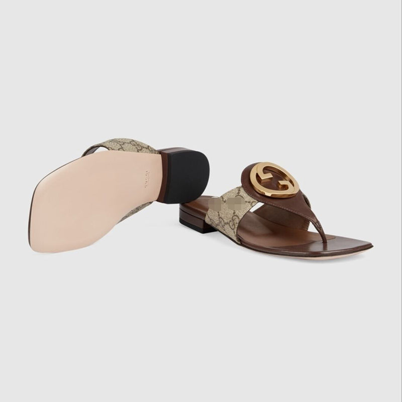 Fashion new Flip-flops square head sandals PD10062642