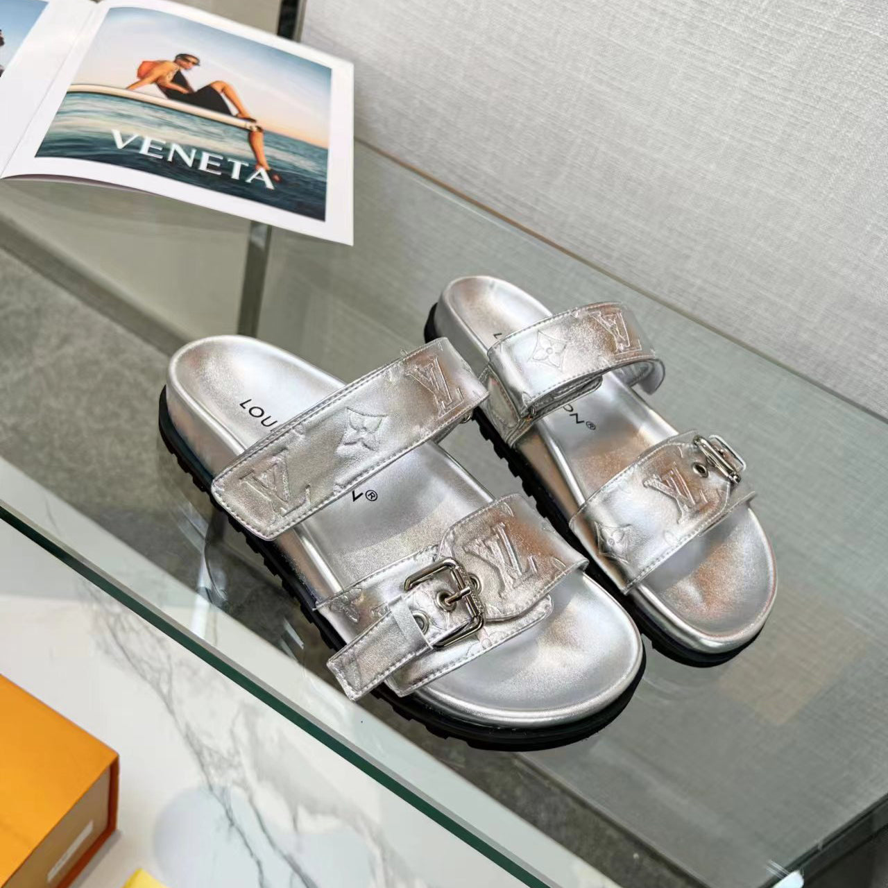 print slippers 03082