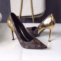 New fashionable and versatile presbyopia 10 cm high heels 1024022118