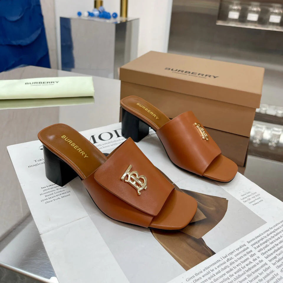Thick heel sandals slippers 1824041117