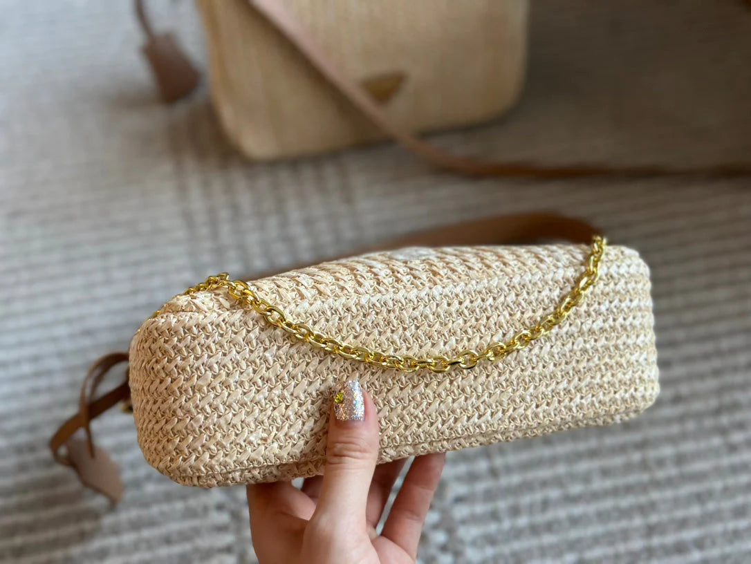 PRD fashionable straw armpit bag 0724032003