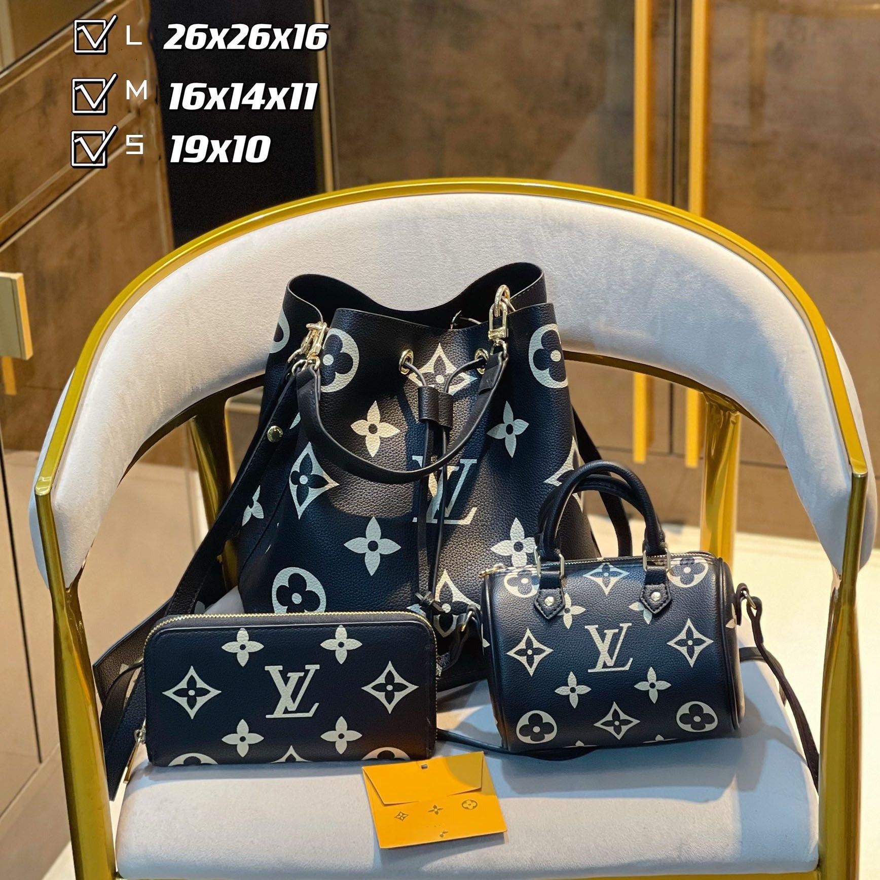 New fashion design style all-match three-piece bag S26