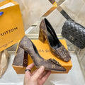 New Handmade Fashion V Logo Women's High heels XC042025052006